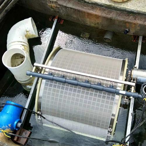 小型微滤机在水产养殖与锦鲤池水体过滤中的应用